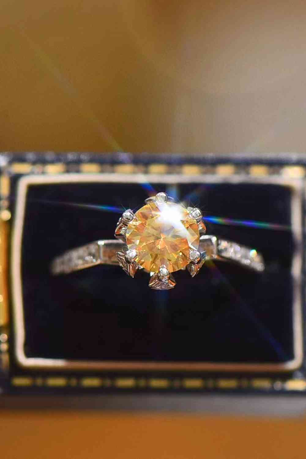 Bague Moissanite 2 carats Tu es mon amant