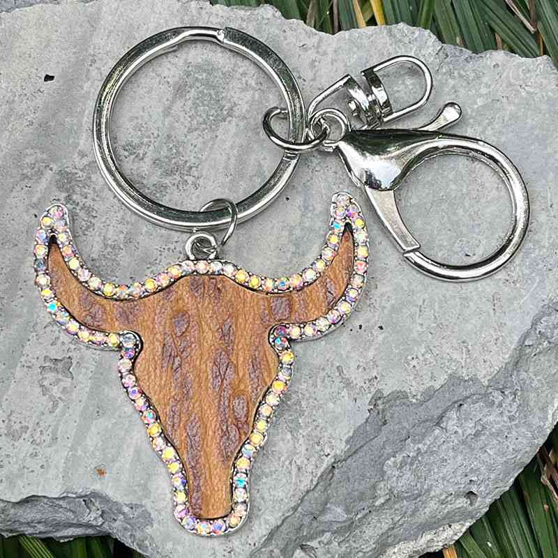 Porte-clés en forme de taureau