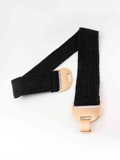 Ceinture élastique à boucle en alliage