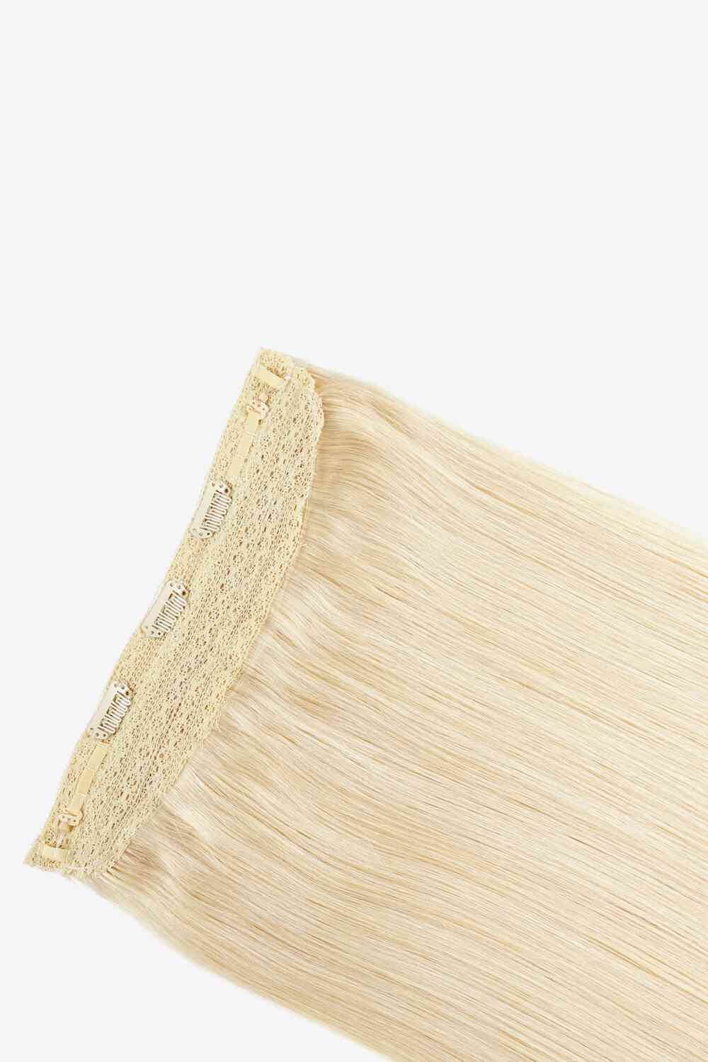 Cabello humano indio liso y largo de 18 "y 80 g