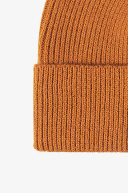 Gorro de punto cálido en días fríos