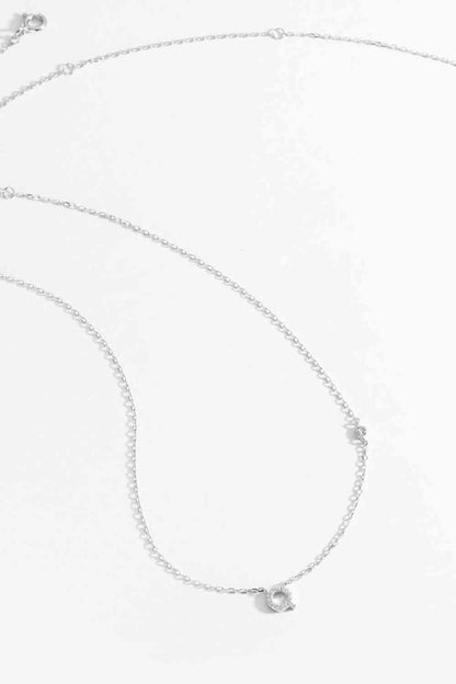 Q To U Zircon 925 Sterling Silver Necklace