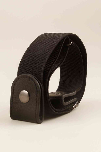 PU Elastic Snap Closure Belt