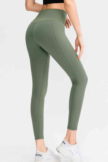 Pantalon de sport long coupe slim à large ceinture