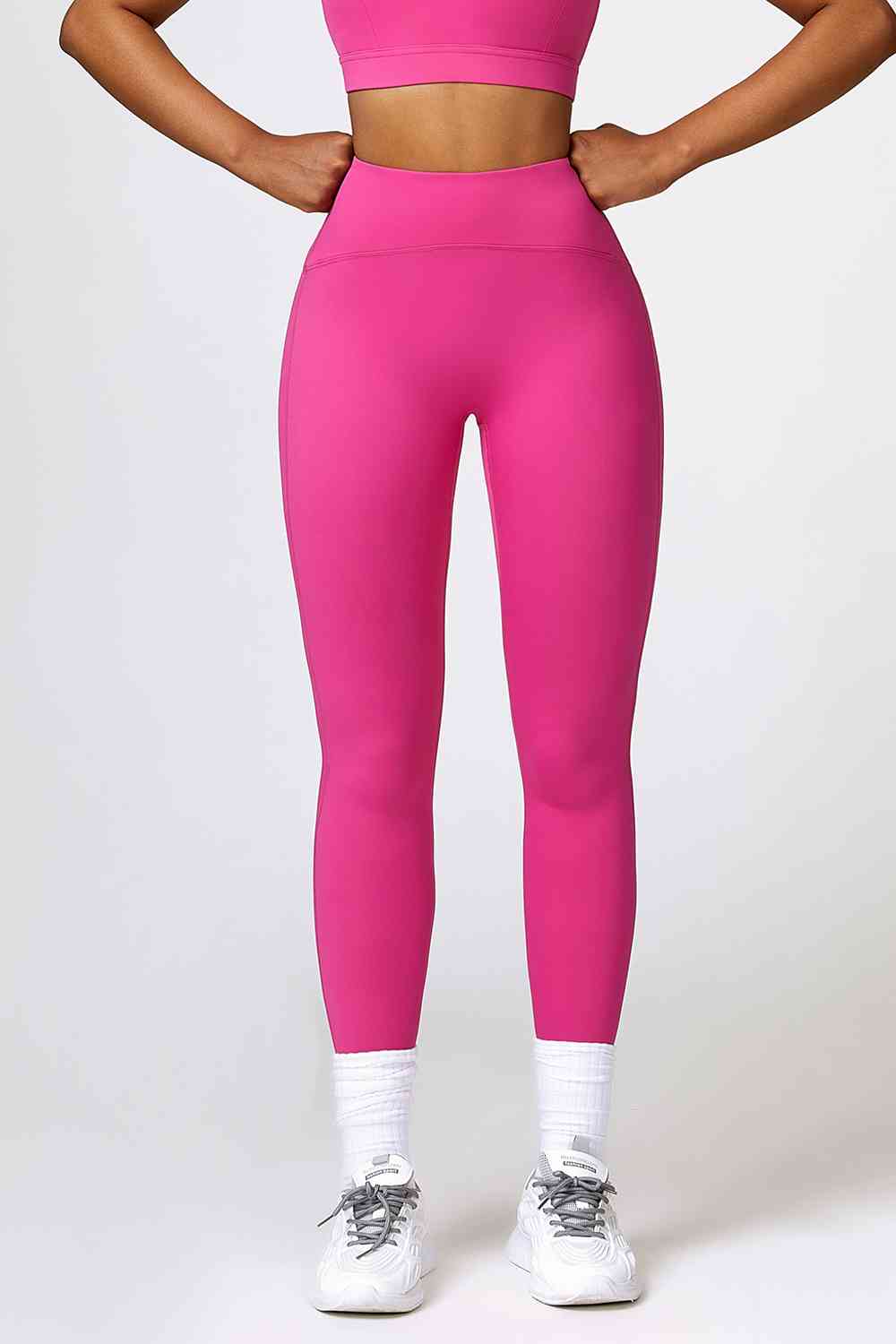 Leggings activos transpirables con cintura ancha