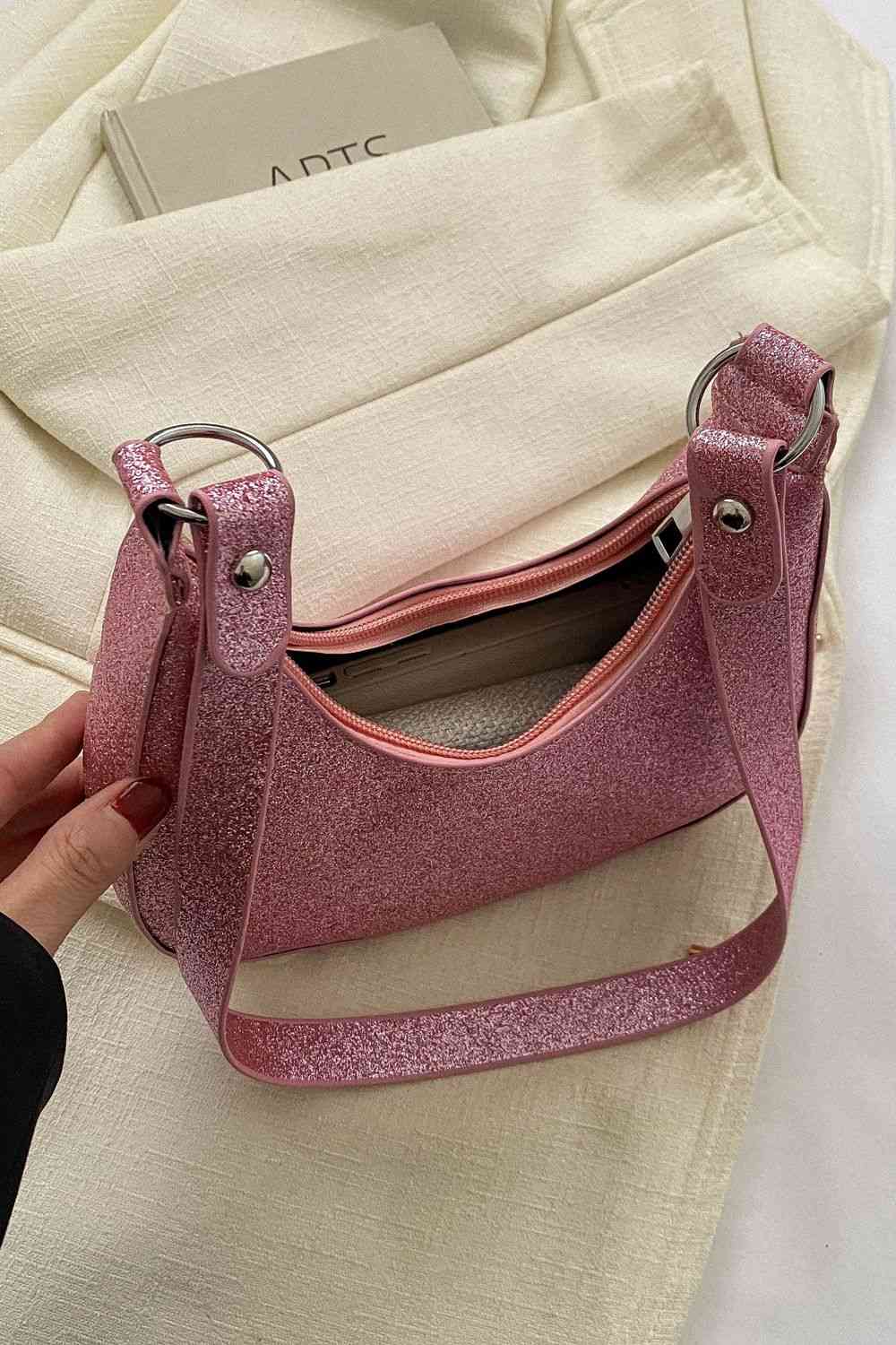 Petit sac à bandoulière pailleté