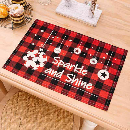 Assorted 2-Piece Plaid Placemats