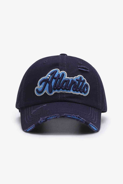 Gorra de béisbol desgastada con gráfico ATLANTIC