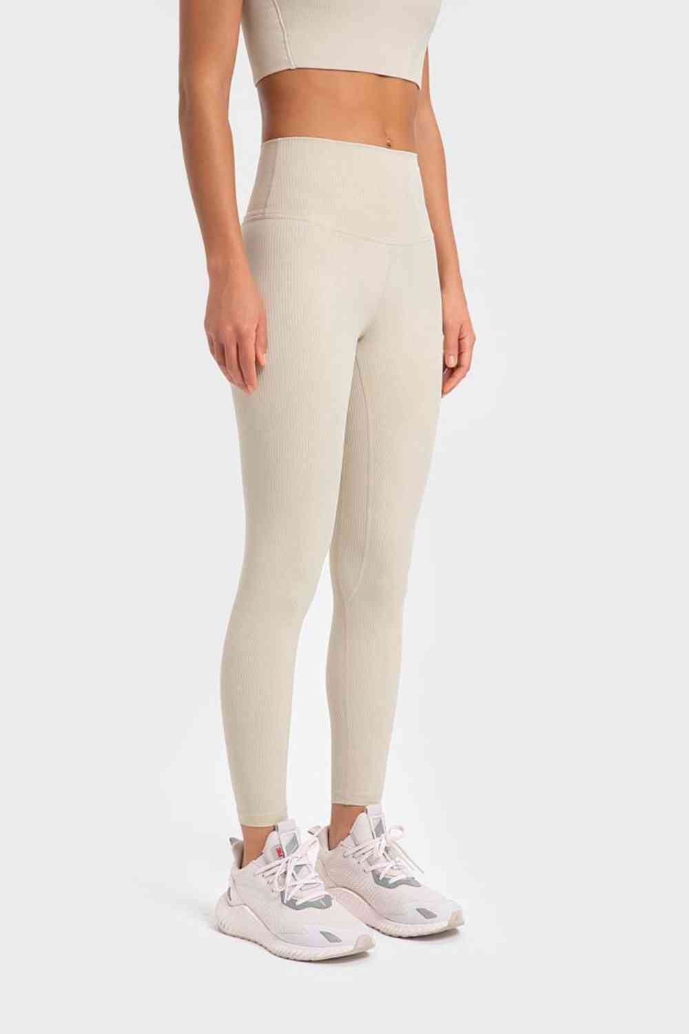 Legging de yoga à large ceinture très extensible