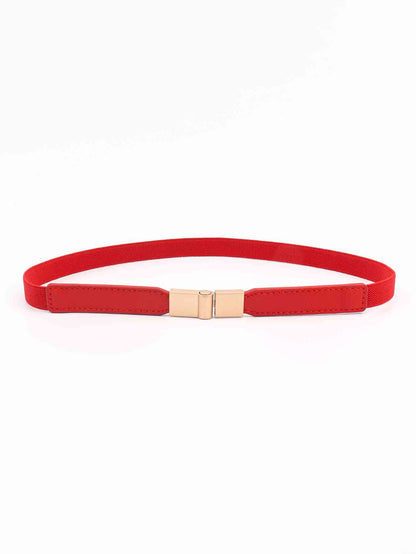 Ceinture fine élastique en PU