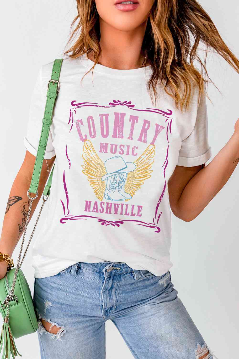 MUSIQUE COUNTRY NASHVILLE T-shirt graphique