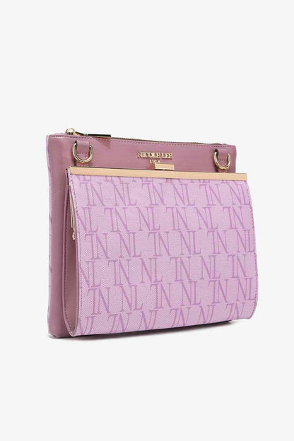 Nicole Lee USA Sac bandoulière à monogramme Tatiana