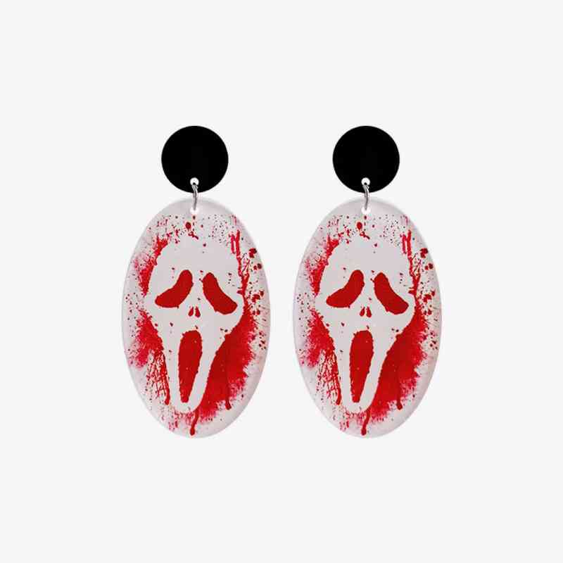 Boucles d'oreilles pendantes sur le thème d'Halloween