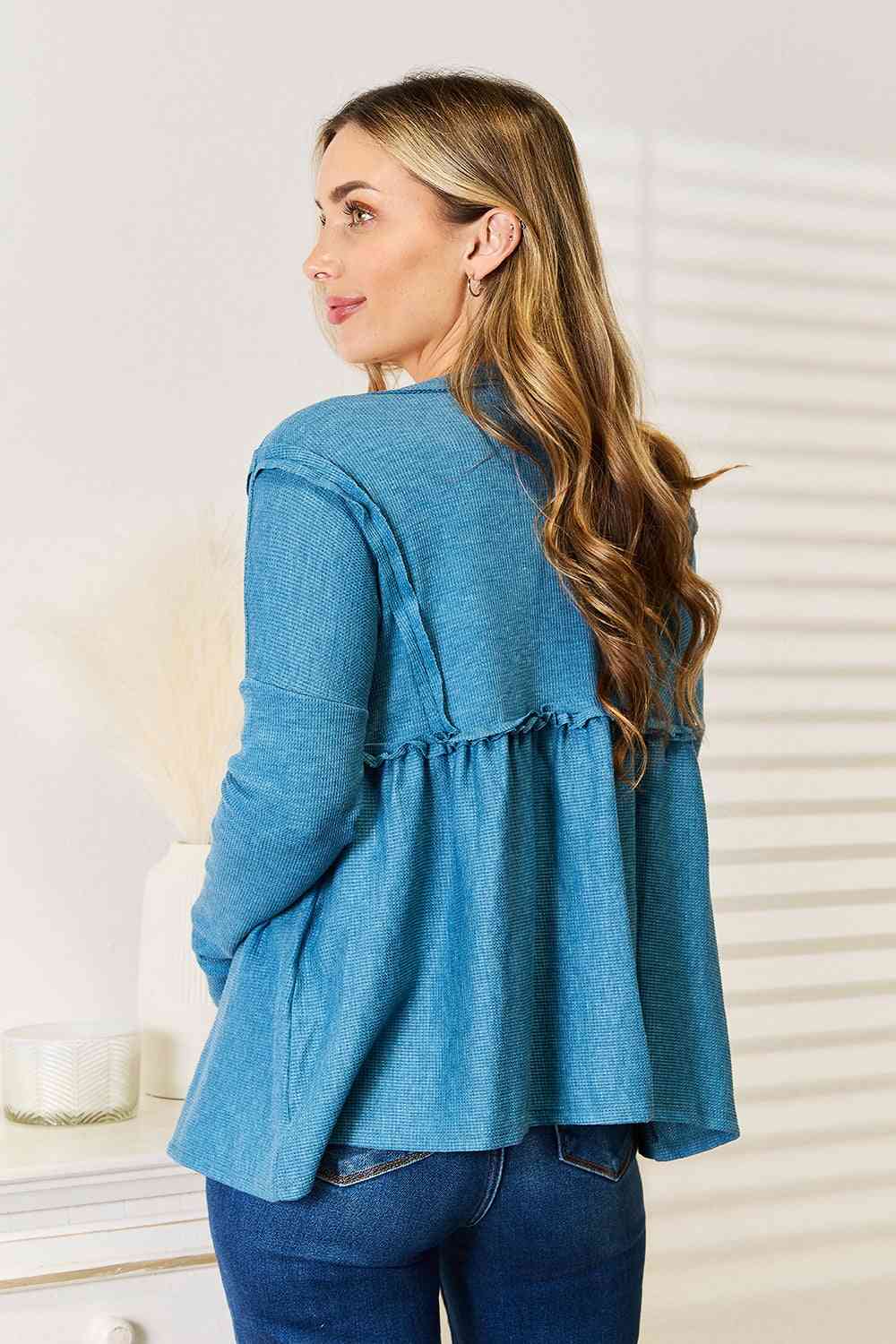 Jade By Jane Blouse babydoll pleine taille à volants