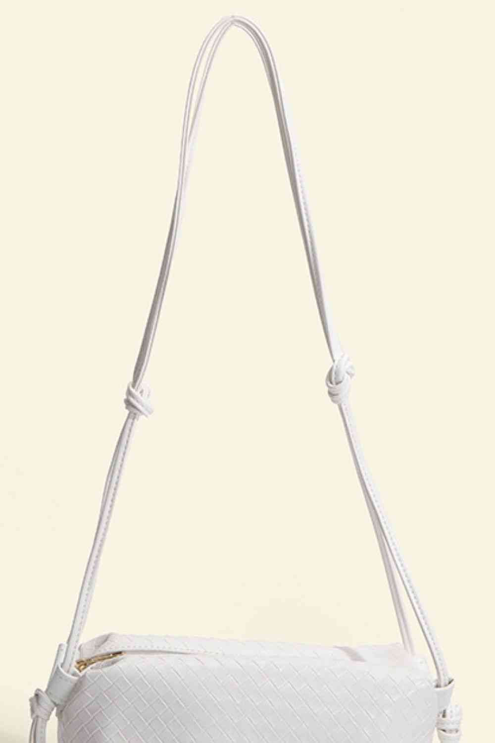 PU Leather Knot Detail Shoulder Bag