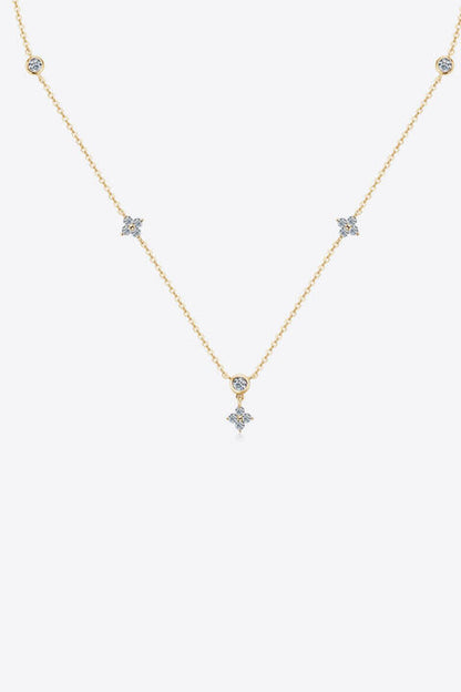 Collier en argent sterling 925 Moissanite