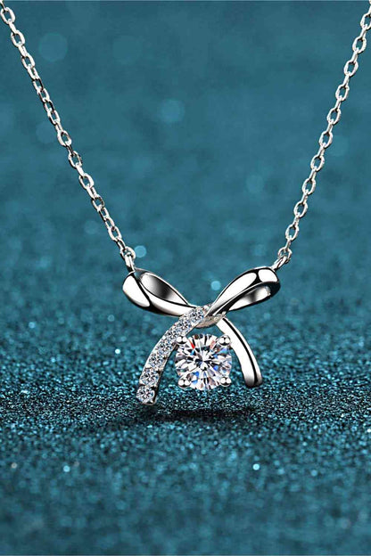 Collier en argent sterling 925 Moissanite