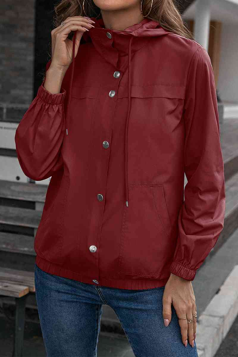 Button-Down Long Sleeve Sports Jacket