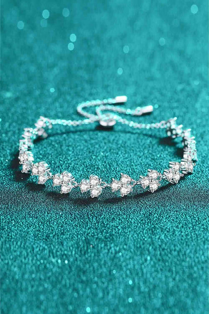 Bracelet Moissanite réglable