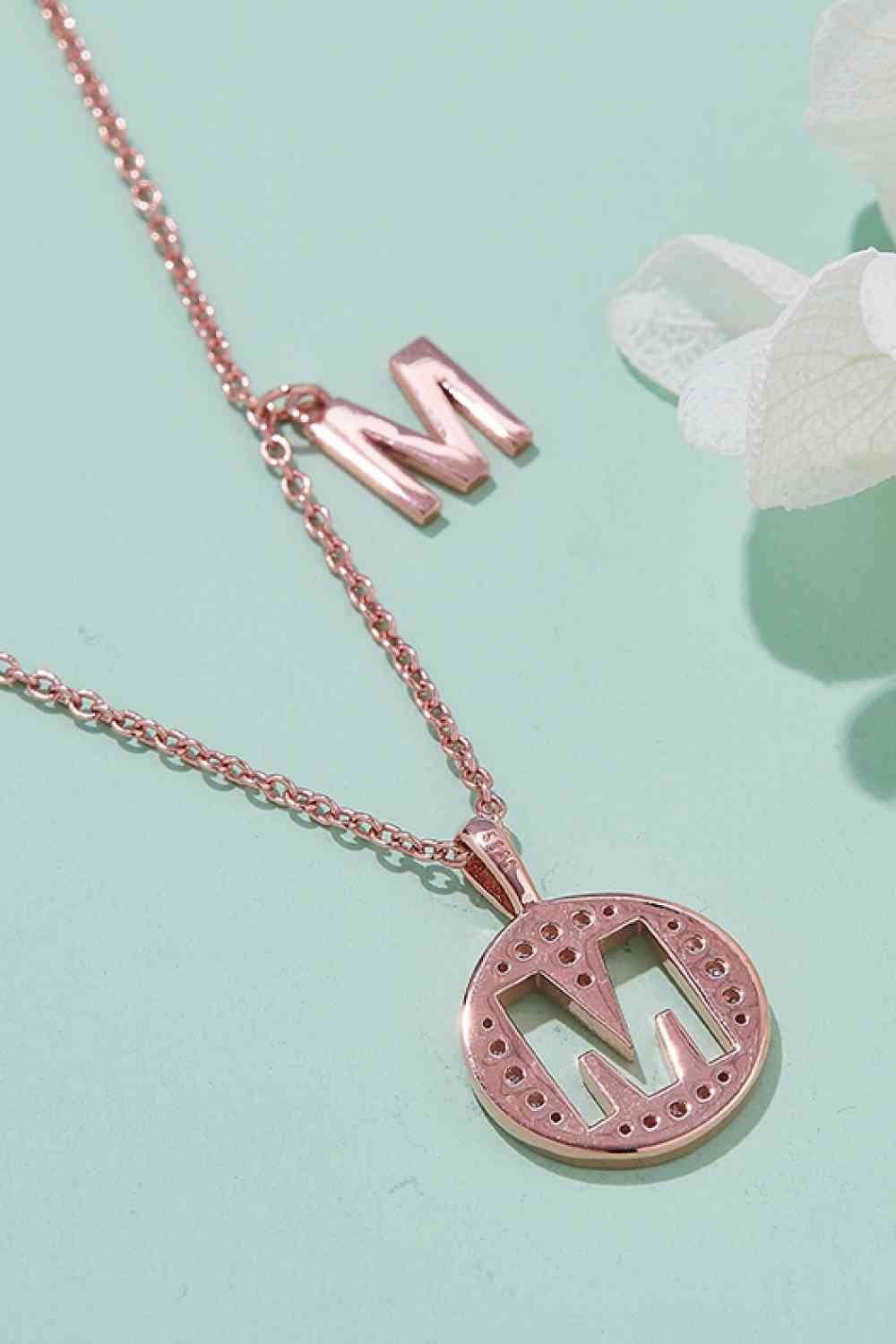 Collier pendentif Moissanite K à T adoré