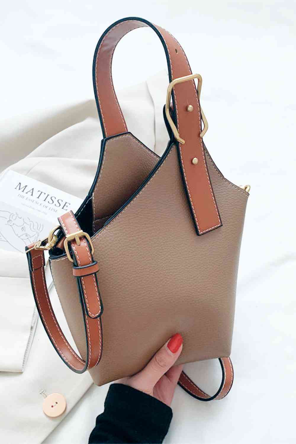 Sac seau en cuir PU tendance