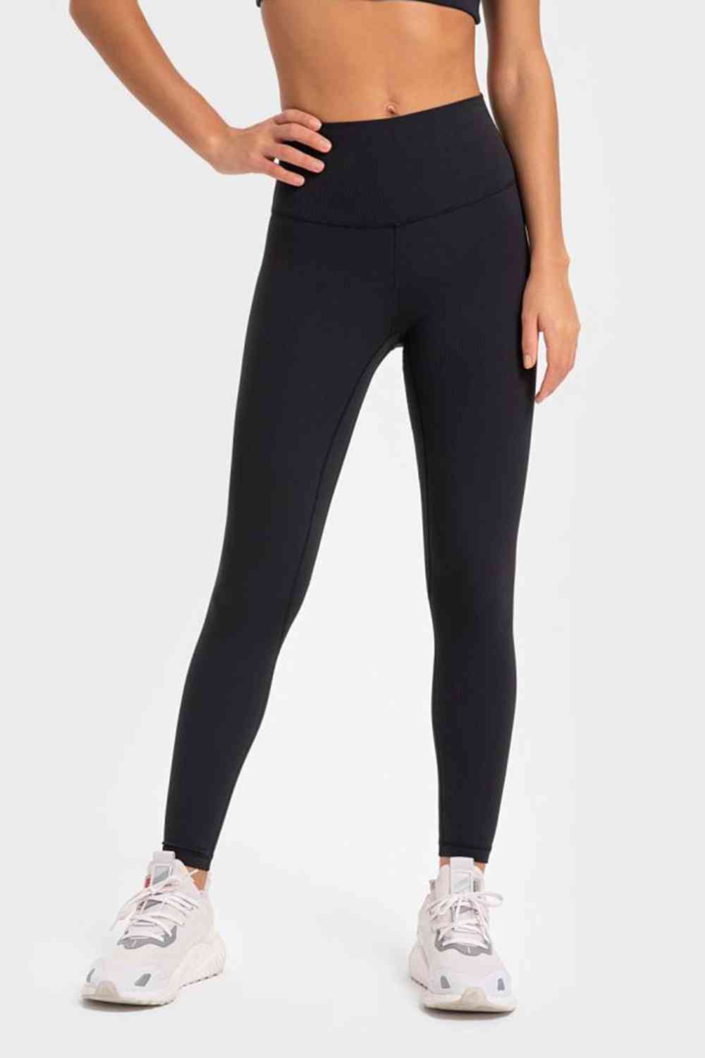 Legging de yoga à large ceinture très extensible