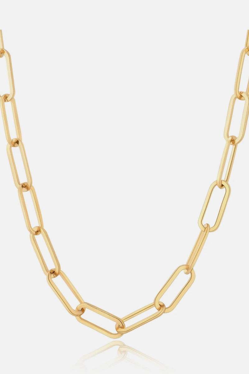 Collier à chaîne à clip épais 