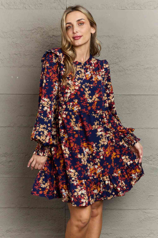 Hailey &amp; Co - Robe courte à imprimé floral Colorful Minds