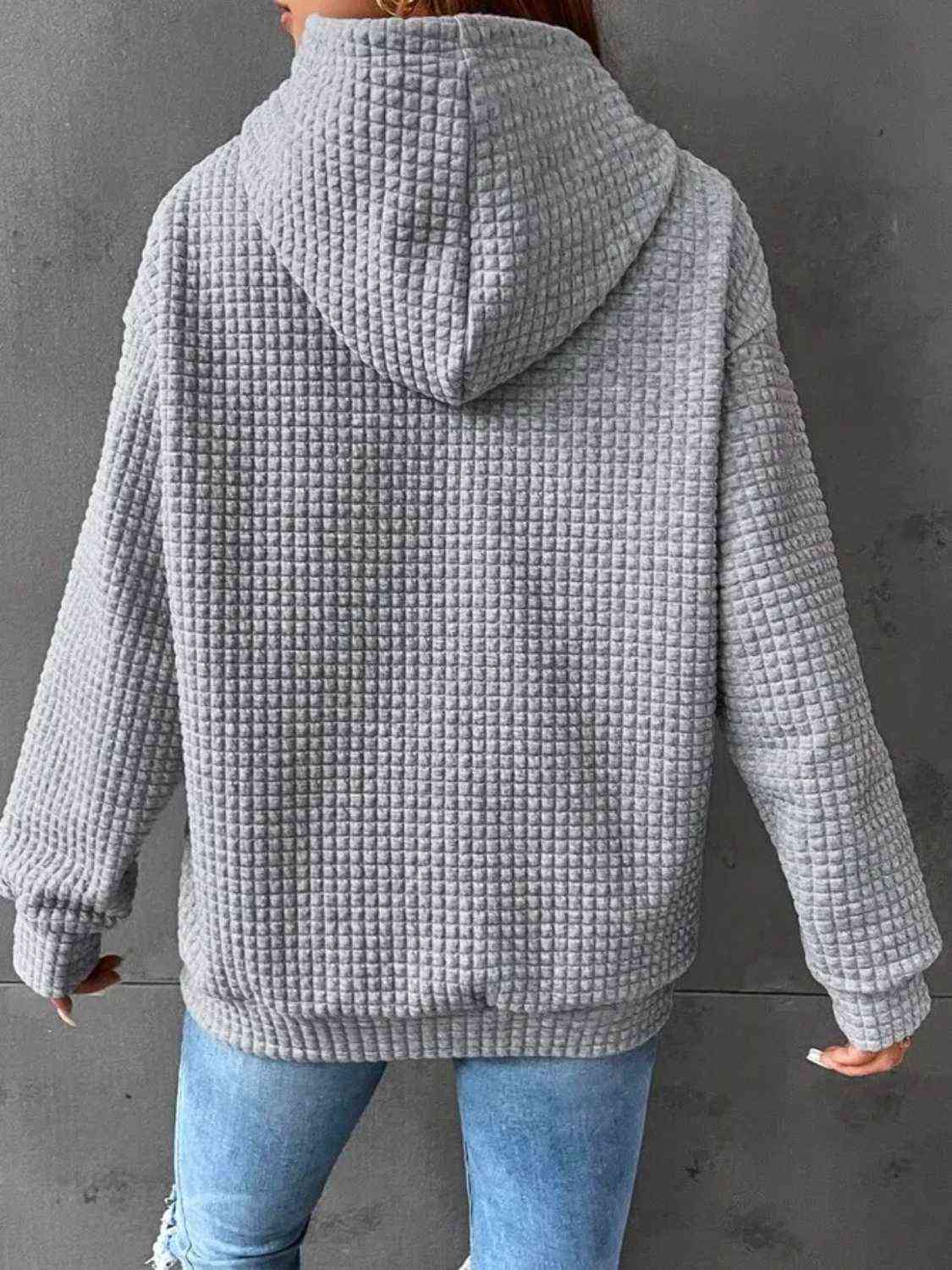 Sudadera con capucha y cordón con gráfico de tamaño completo