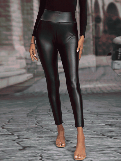 Legging coupe slim à taille haute