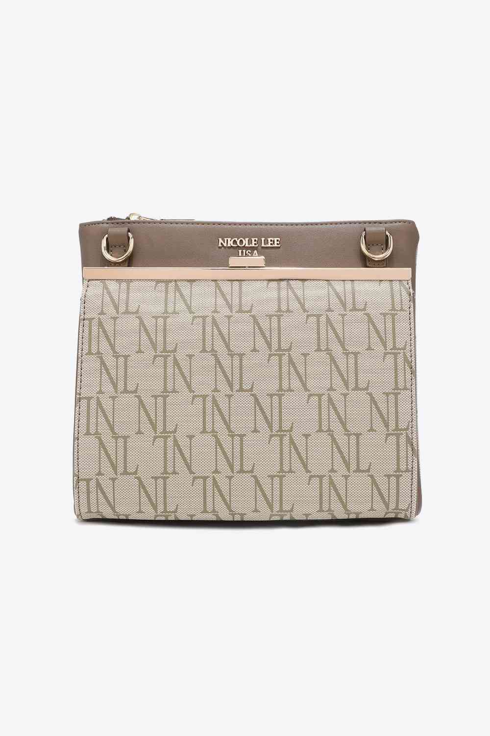 Nicole Lee USA Tatiana Monogram Crossbody Bag