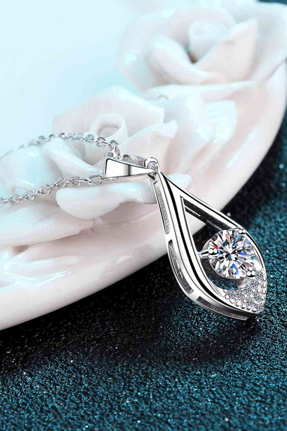 Collier à pendentif glamour Always Moissanite