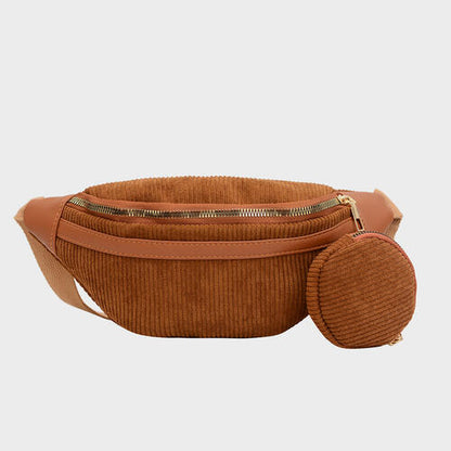 Bolso bandolera pequeño de pana