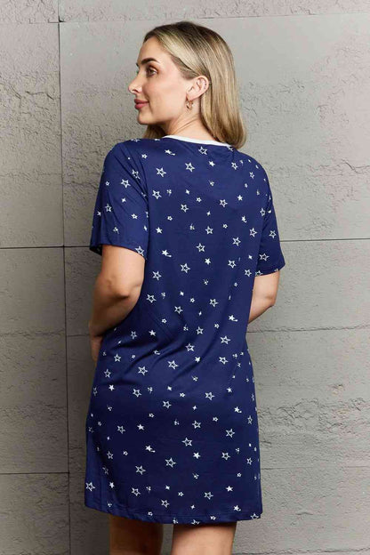 MOON NITE - Robe de nuit boutonnée carquois matelassée