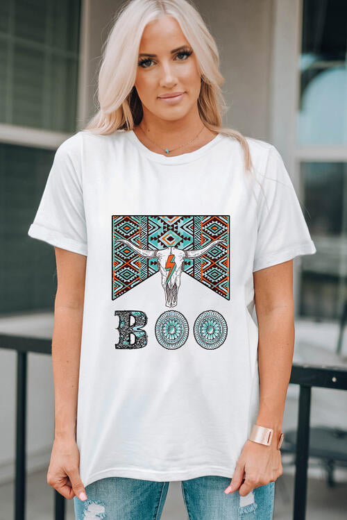 BOO Camiseta Manga Corta Bull Graphic