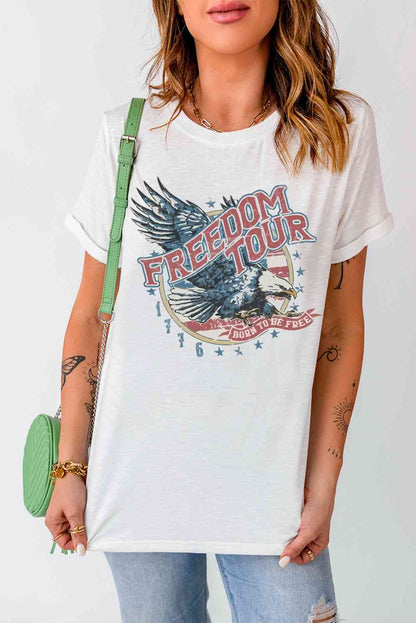 Camiseta gráfica FREEDOM TOUR