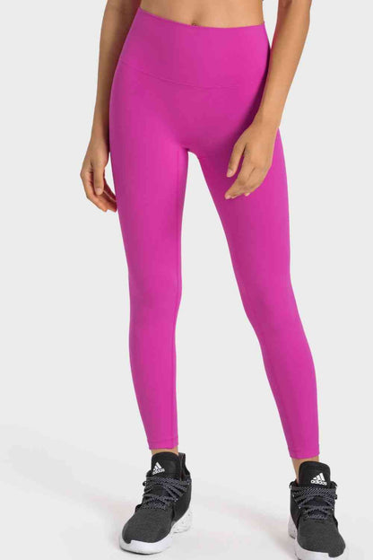 Leggings de yoga con cintura ancha y talle alto