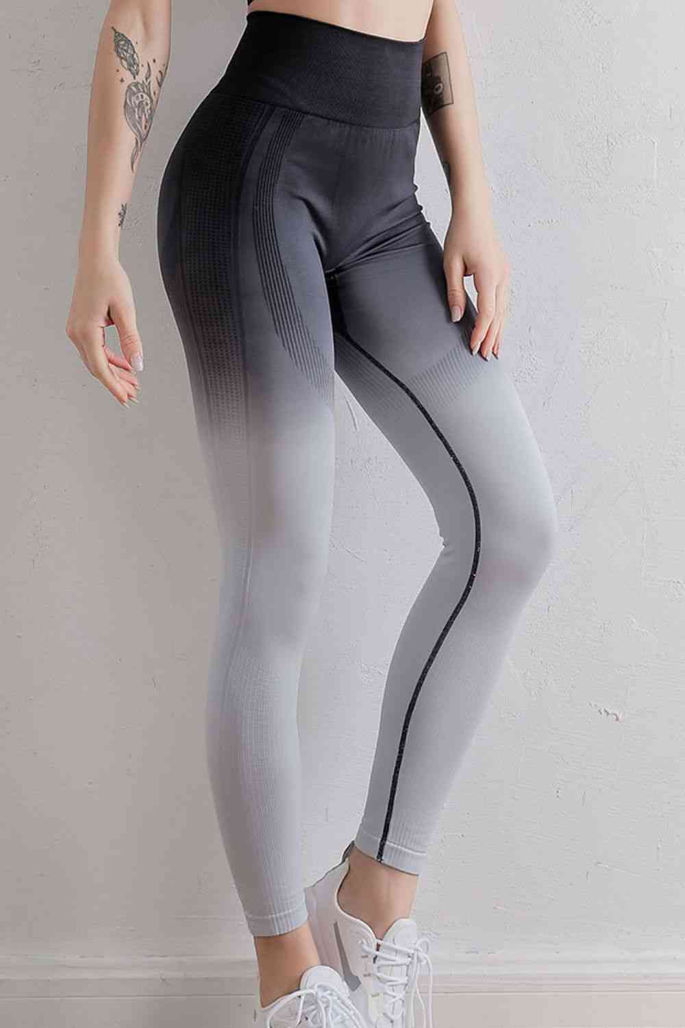 Leggings de sport taille haute dégradé