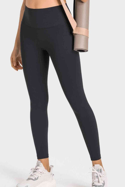 Leggings de yoga con cintura ancha y talle alto