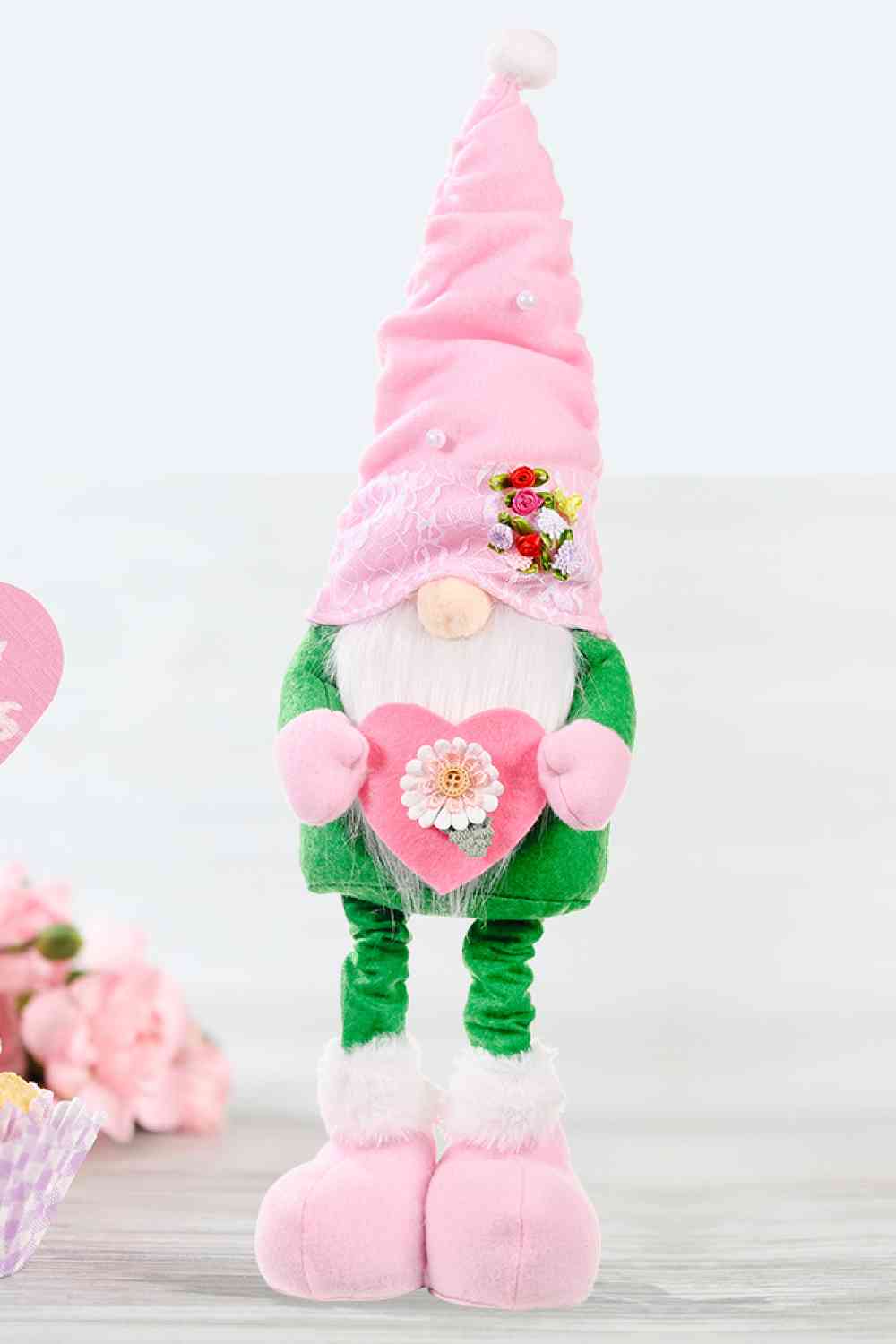 Mother's Day Pearl Decor Faceless Gnome