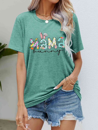 MAMA BUNNY T-shirt graphique de Pâques