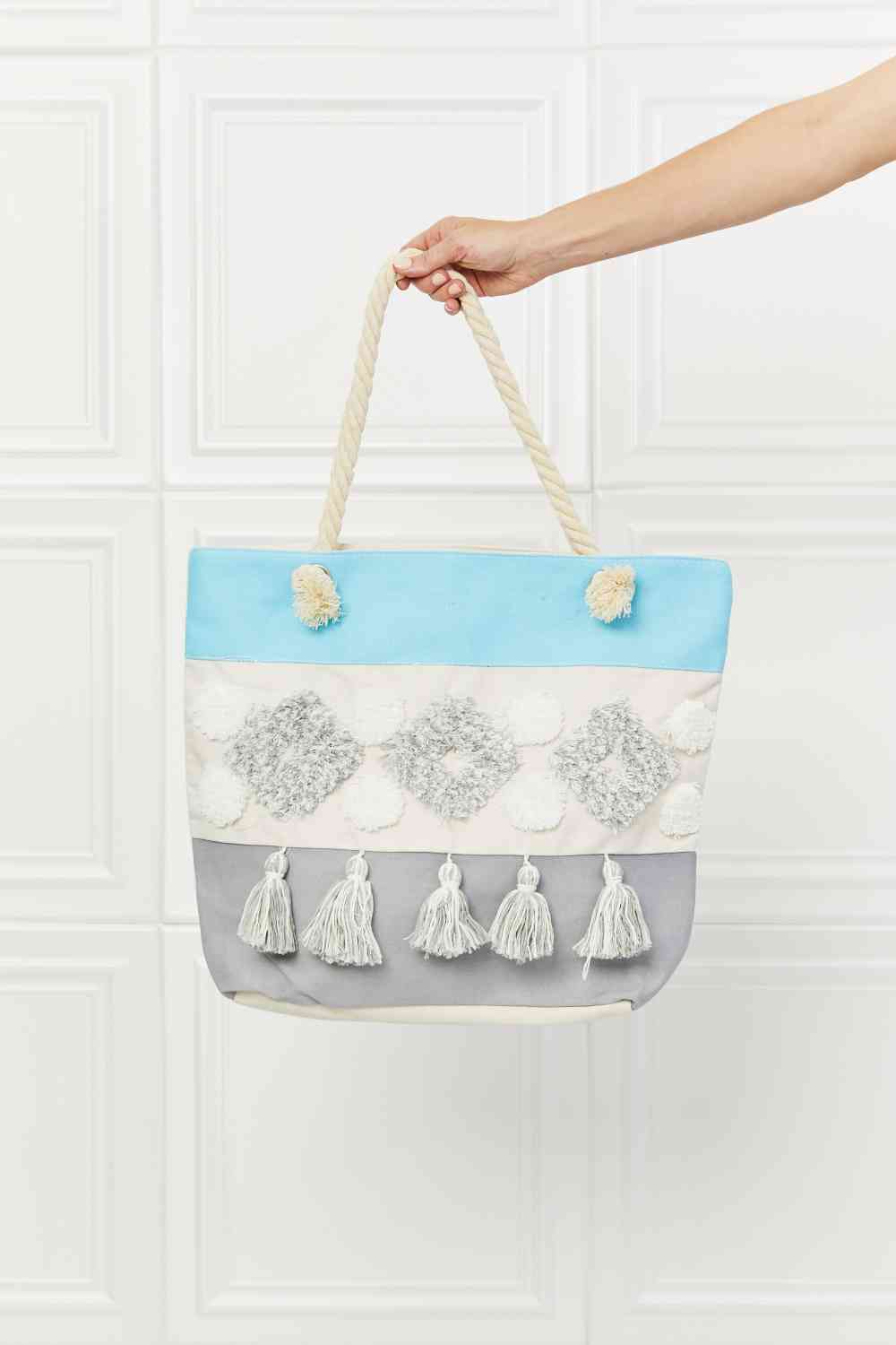 Justin Taylor In The Sand Tassel Tote Bag