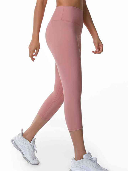 Leggings activos con cintura ancha