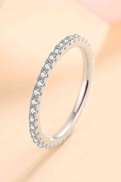 Bague Moissanite en argent sterling 925 Curious Time