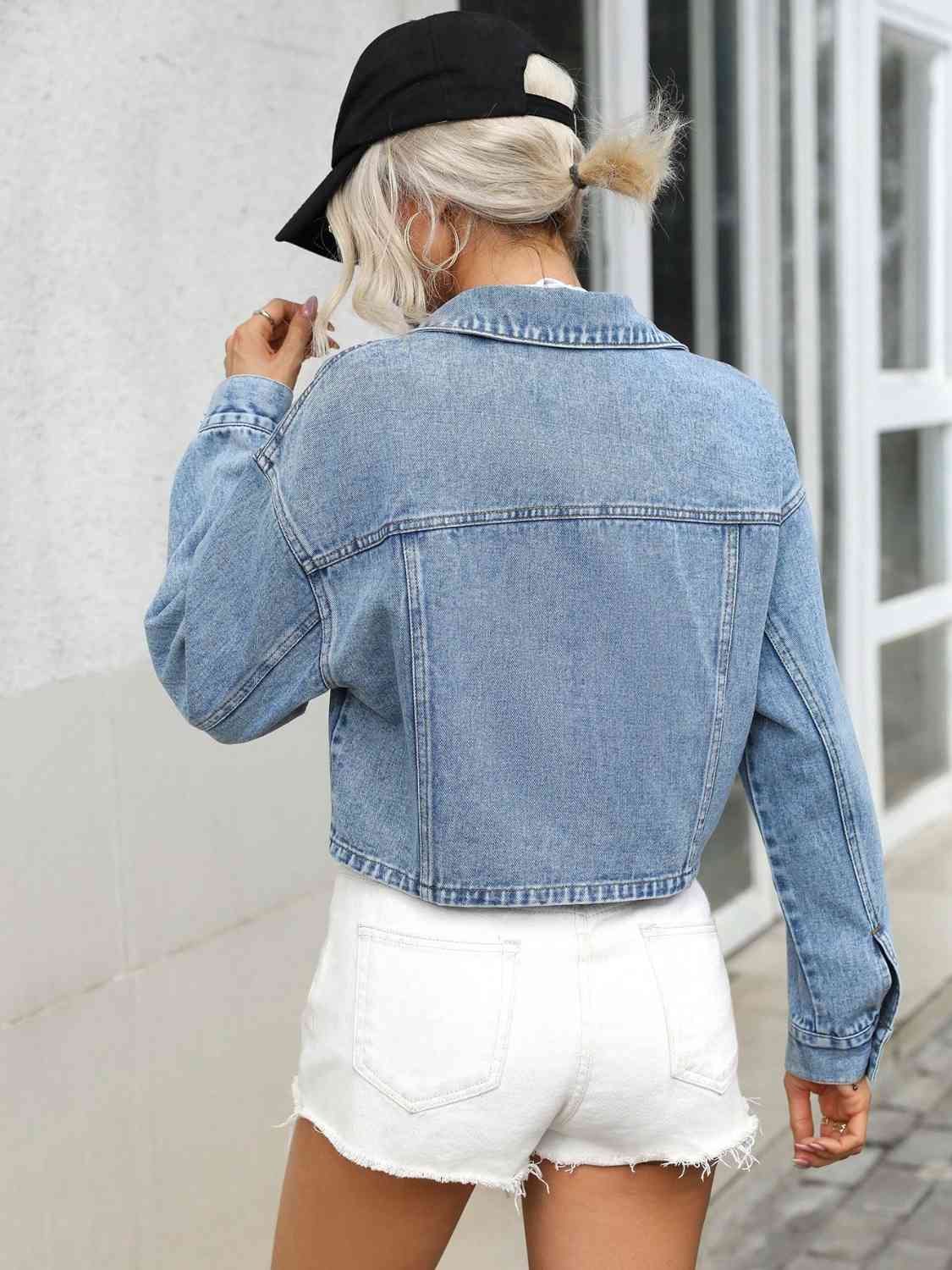 Dropped Shoulder Denim Jacket