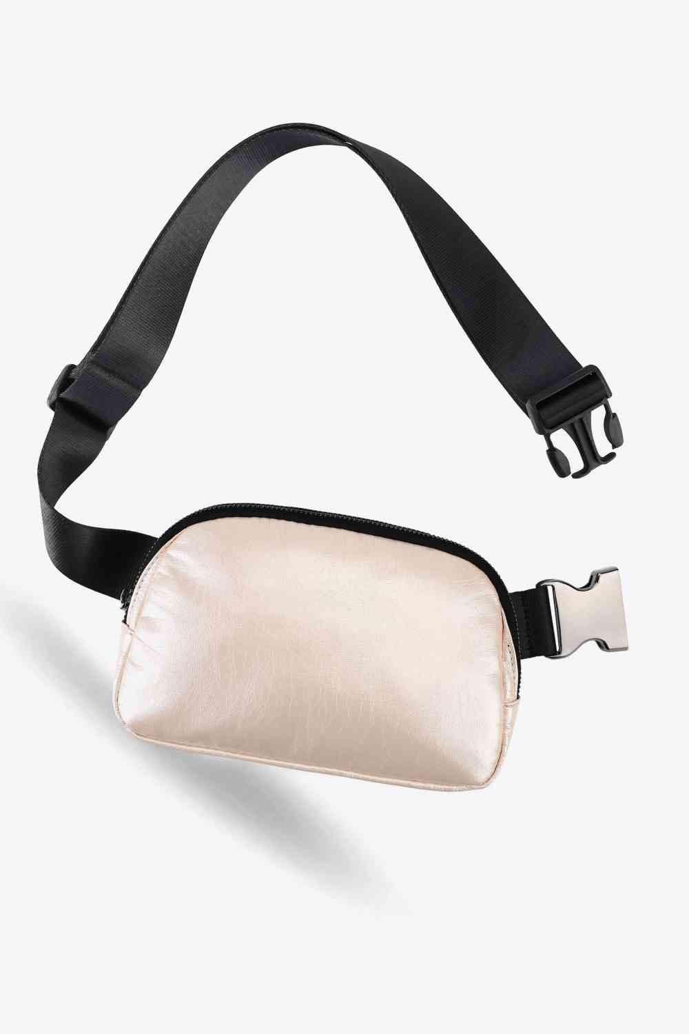 Bolso bandolera con correa ajustable de cuero PU