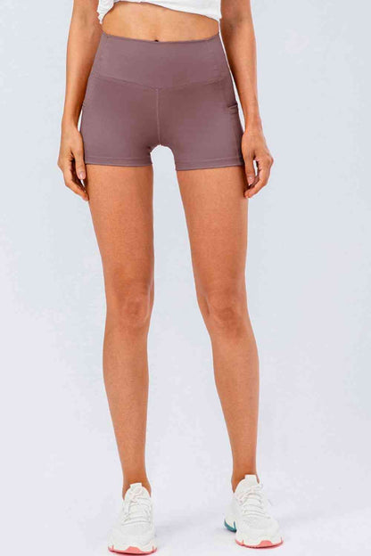 Shorts deportivos slim fit con cinturilla ancha