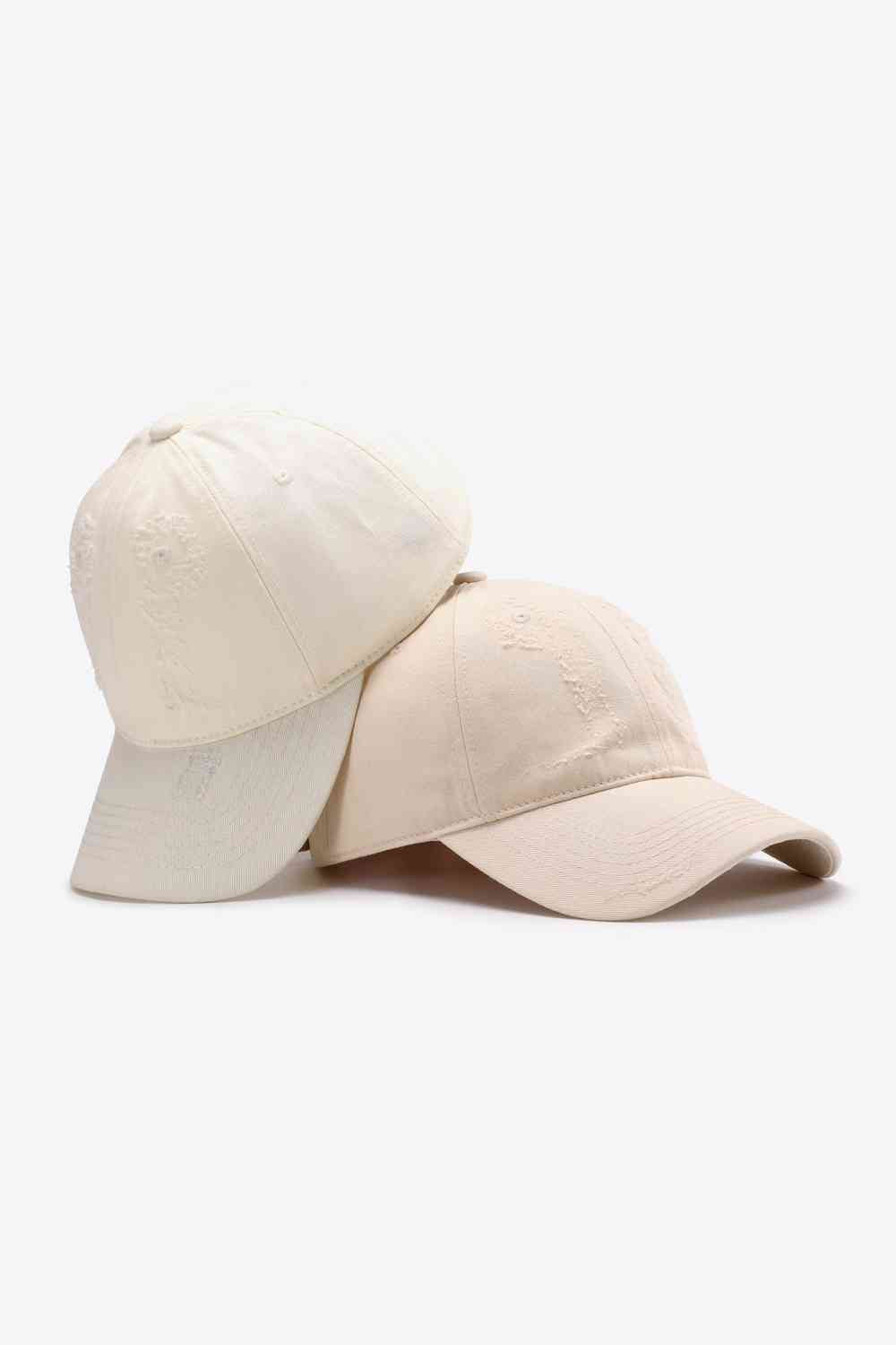 Gorra de béisbol ajustable desgastada