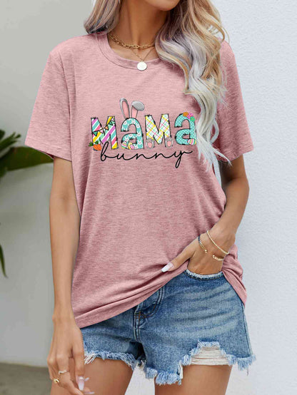 MAMA BUNNY Camiseta gráfica de Pascua