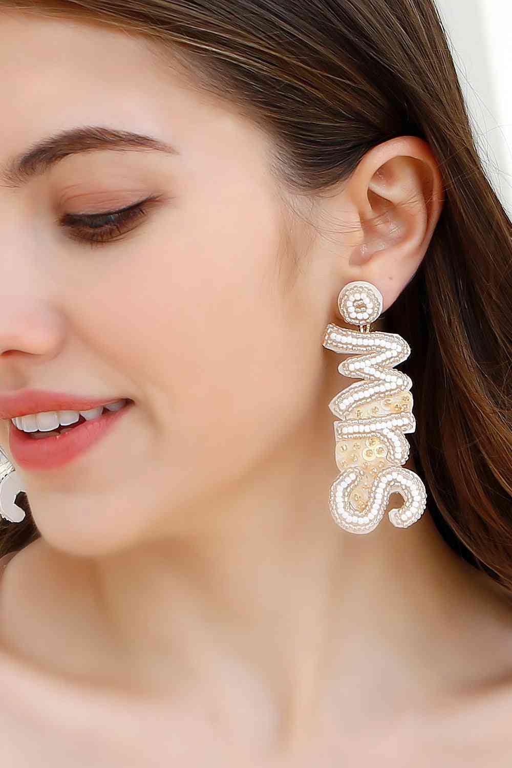 Boucles d'oreilles pendantes Mme